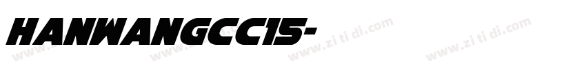 HanWangCC15字体转换