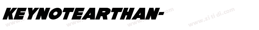 KeynoteartHan字体转换