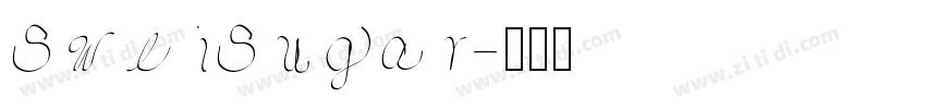 SweiSugar字体转换