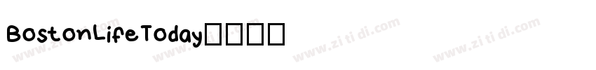 BostonLifeToday字体转换