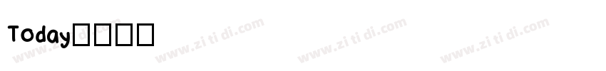 Today字体转换