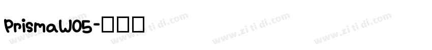 PrismaW05字体转换