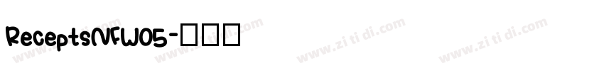 ReceptsNFW05字体转换