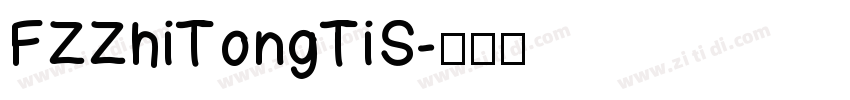 FZZhiTongTiS字体转换