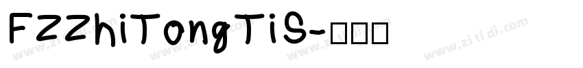 FZZhiTongTiS字体转换