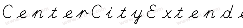 CenterCityExtended字体转换