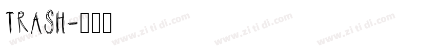 trash字体转换