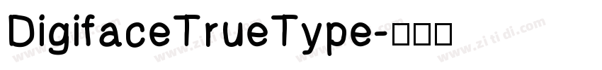 DigifaceTrueType字体转换