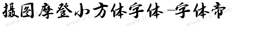 摄图摩登小方体字体字体转换