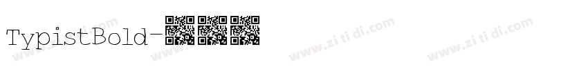 TypistBold字体转换