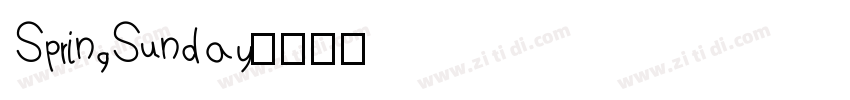 SpringSunday字体转换