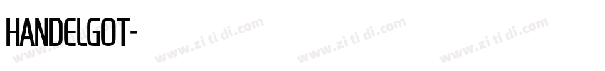 HandelGot字体转换