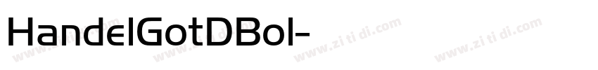 HandelGotDBol字体转换