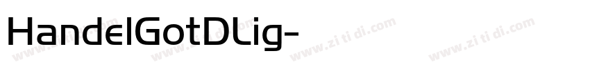 HandelGotDLig字体转换