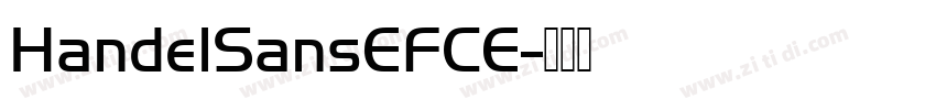 HandelSansEFCE字体转换