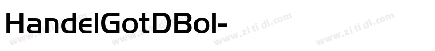 HandelGotDBol字体转换