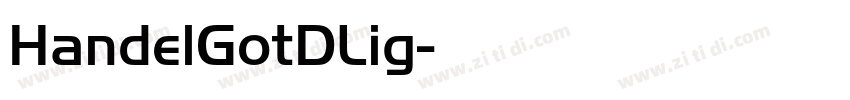 HandelGotDLig字体转换