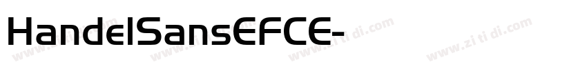 HandelSansEFCE字体转换