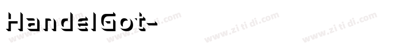 HandelGot字体转换