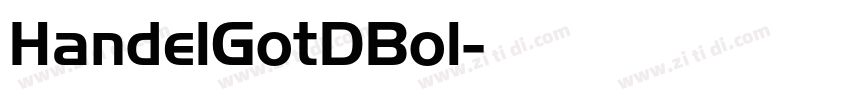 HandelGotDBol字体转换
