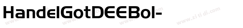HandelGotDEEBol字体转换