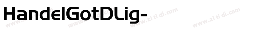 HandelGotDLig字体转换