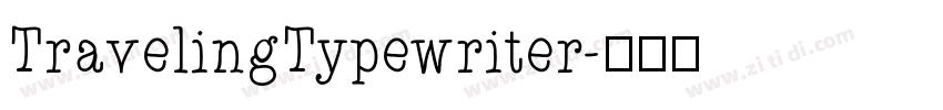 TravelingTypewriter字体转换
