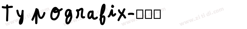 Typografix字体转换