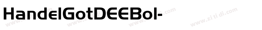 HandelGotDEEBol字体转换
