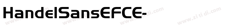 HandelSansEFCE字体转换
