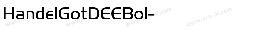 HandelGotDEEBol字体转换