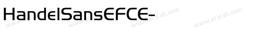 HandelSansEFCE字体转换