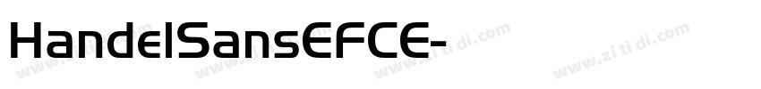 HandelSansEFCE字体转换