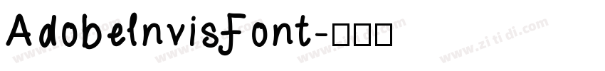 AdobelnvisFont字体转换