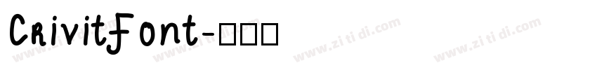 CrivitFont字体转换