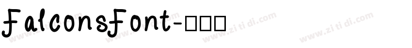 FalconsFont字体转换