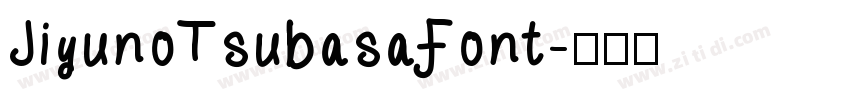 JiyunoTsubasaFont字体转换