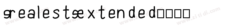 RealestExtended字体转换