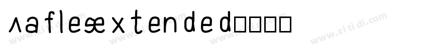 VafleExtended字体转换