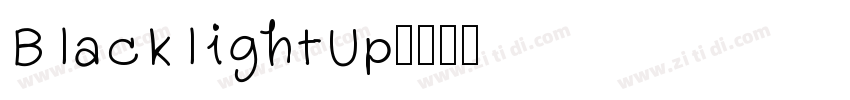 BlacklightUp字体转换