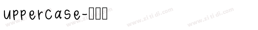 uppercase字体转换