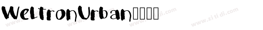 WeltronUrban字体转换