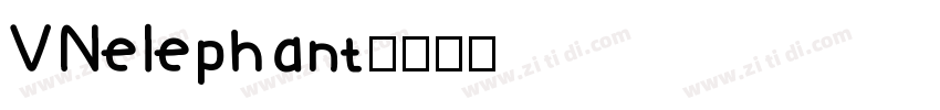 VNelephant字体转换
