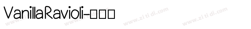 VanillaRavioli字体转换