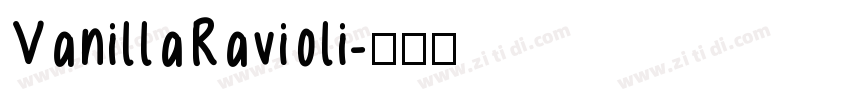 VanillaRavioli字体转换