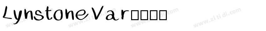LynstoneVar字体转换