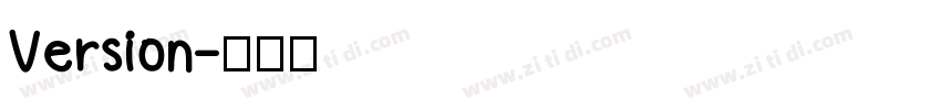 Version字体转换