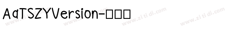 AaTSZYVersion字体转换