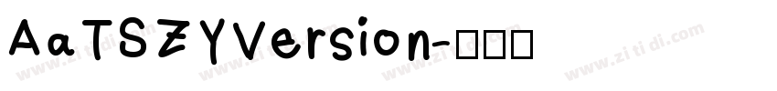 AaTSZYVersion字体转换