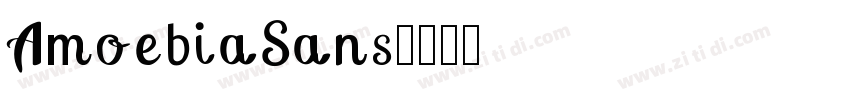 AmoebiaSans字体转换